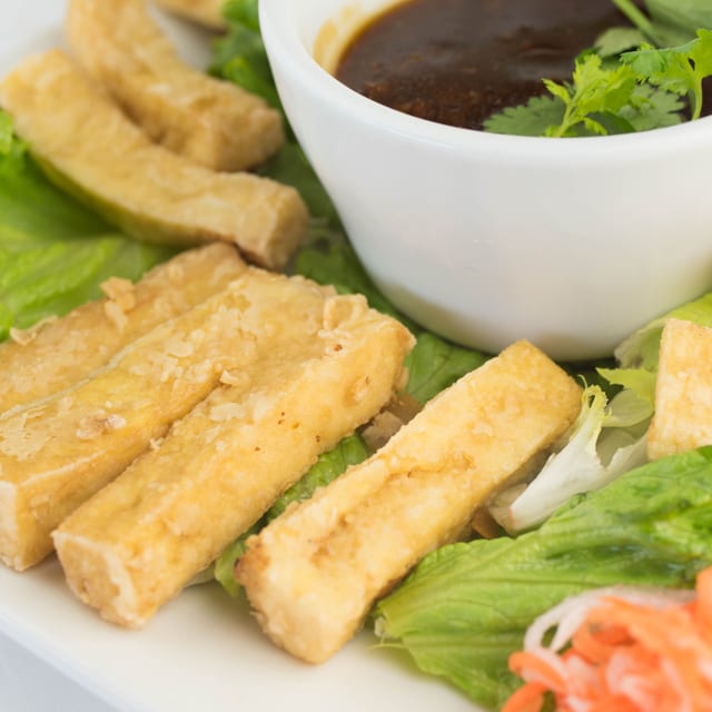 A11. Fried Tofu with House Special Sauce.