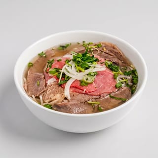 2. Rare Steak, Well Done, Brisket Noodle Soup