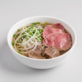 4. Rare Steak, Well Done, Tripe Noodle Soup