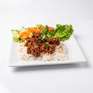 42. Grilled Beef on Broken Rice Plate