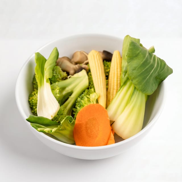 Steamed Veggies.