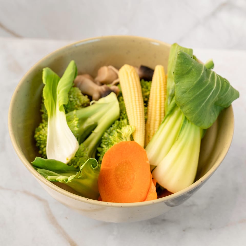 Steamed Veggies.