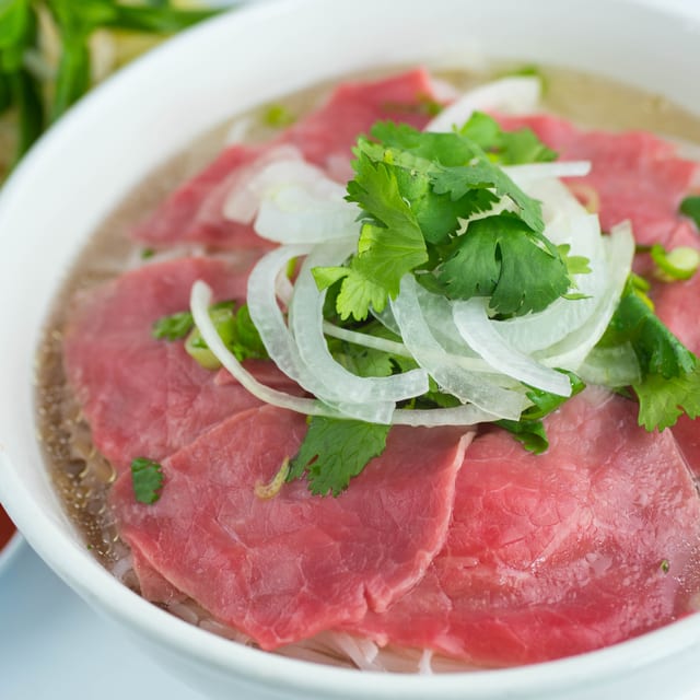 11. Rare Steak Noodle Soup.